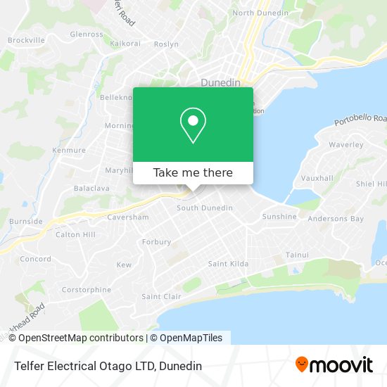 Telfer Electrical Otago LTD map