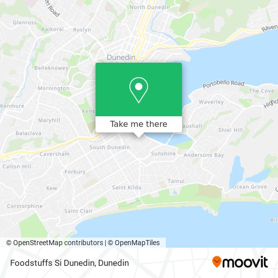 Foodstuffs Si Dunedin map
