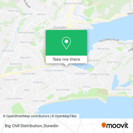 Big Chill Distribution map