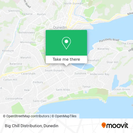 Big Chill Distribution map