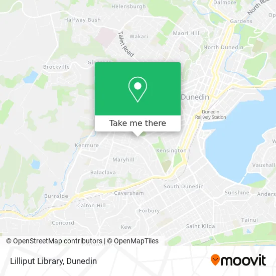 Lilliput Library map