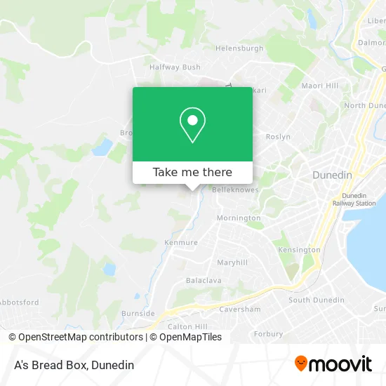 A's Bread Box map