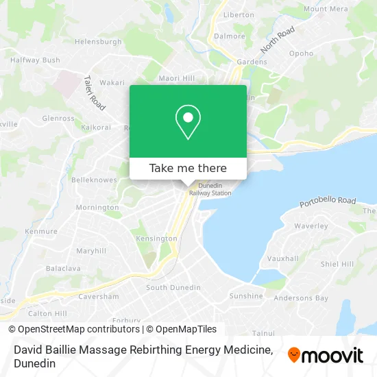 David Baillie Massage Rebirthing Energy Medicine map