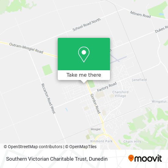 Southern Victorian Charitable Trust map