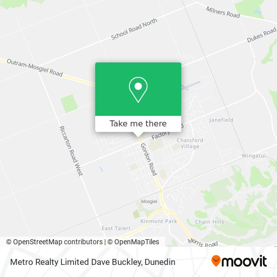Metro Realty Limited Dave Buckley map