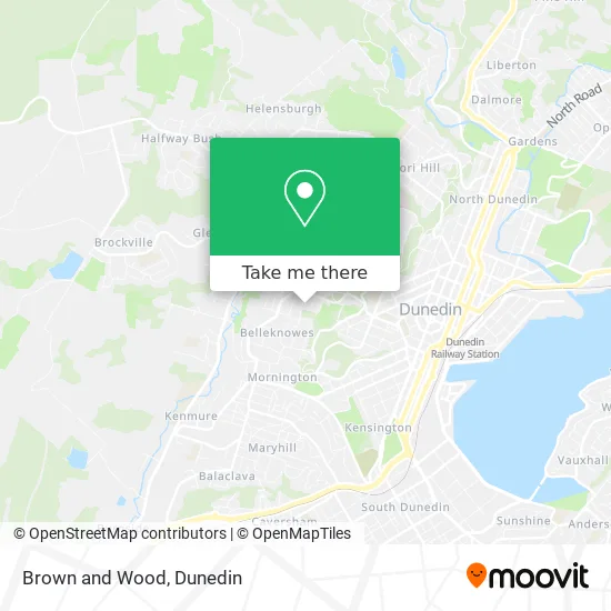 Brown and Wood map
