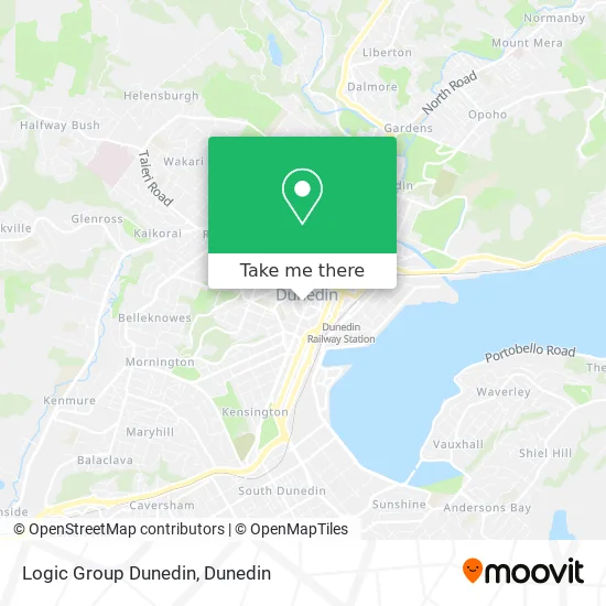 Logic Group Dunedin map