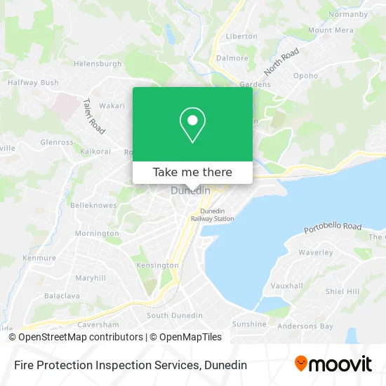 Fire Protection Inspection Services map