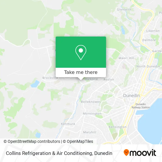 Collins Refrigeration & Air Conditioning map