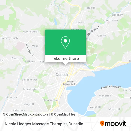 Nicole Hedges Massage Therapist map