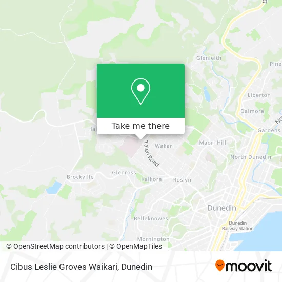 Cibus Leslie Groves Waikari map