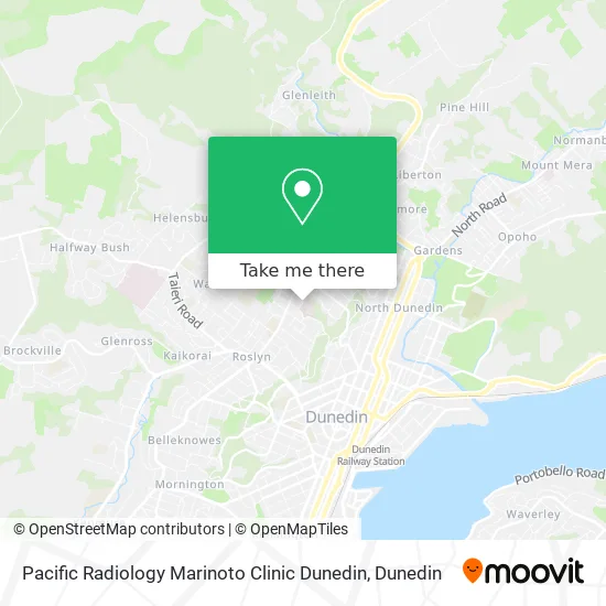 Pacific Radiology Marinoto Clinic Dunedin map