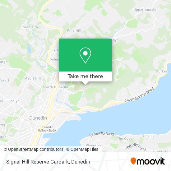 Signal Hill Reserve Carpark map