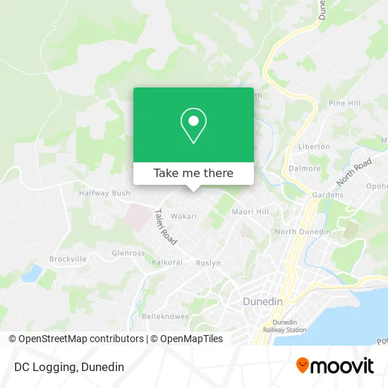 DC Logging map