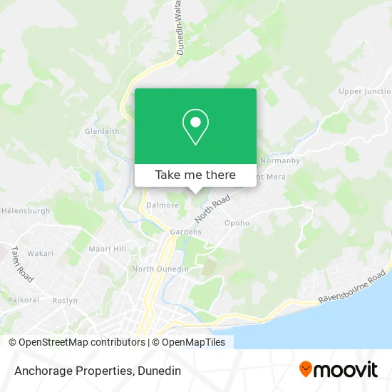 Anchorage Properties map