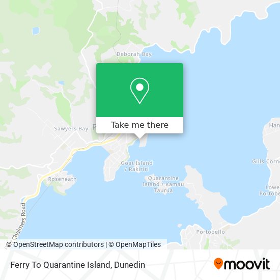 Ferry To Quarantine Island map
