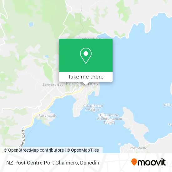 NZ Post Centre Port Chalmers map