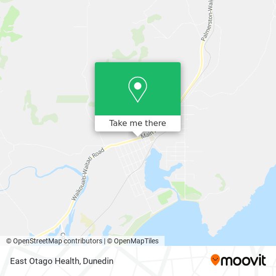 East Otago Health map