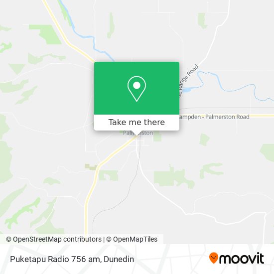 Puketapu Radio 756 am map