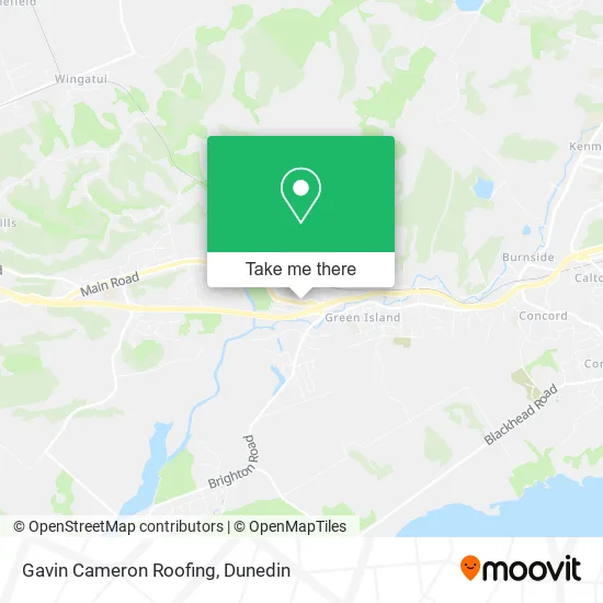 Gavin Cameron Roofing map