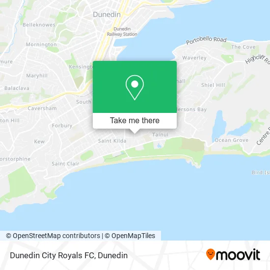 Dunedin City Royals FC map