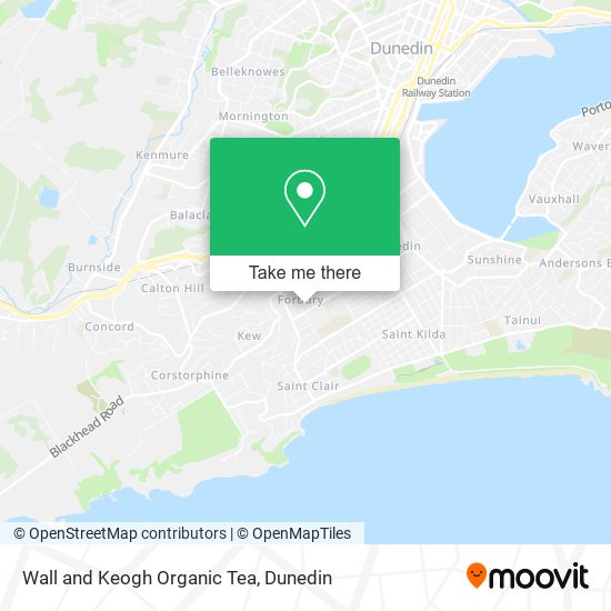 Wall and Keogh Organic Tea map