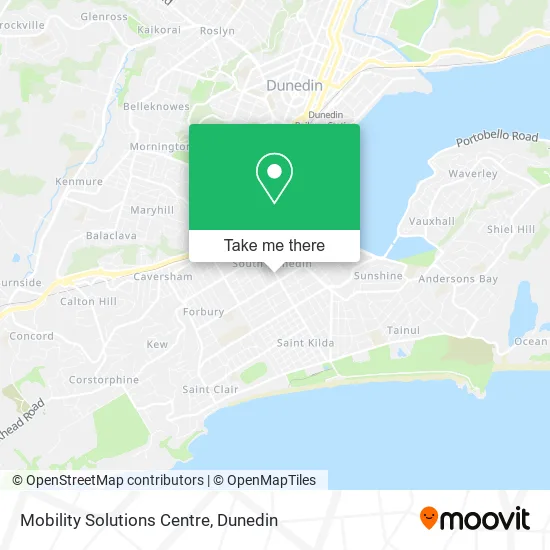Mobility Solutions Centre map