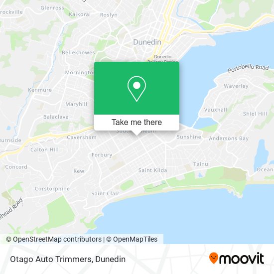 Otago Auto Trimmers map