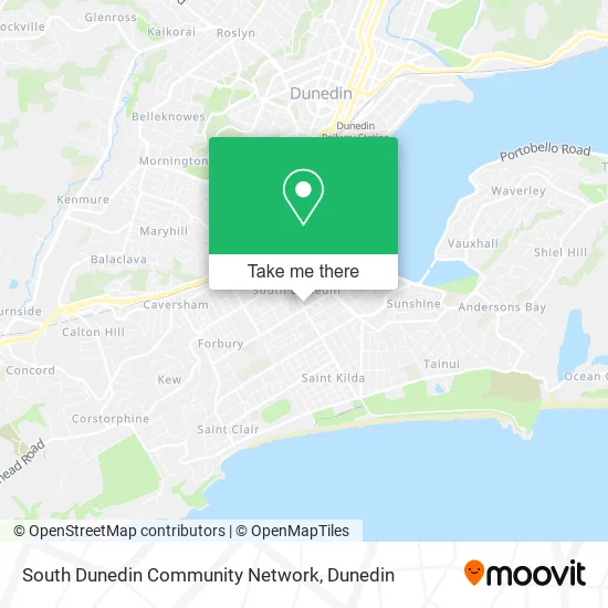 South Dunedin Community Network map