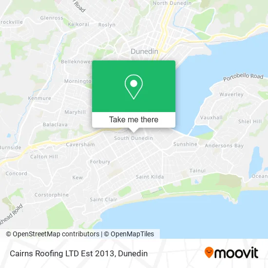 Cairns Roofing LTD Est 2013 map