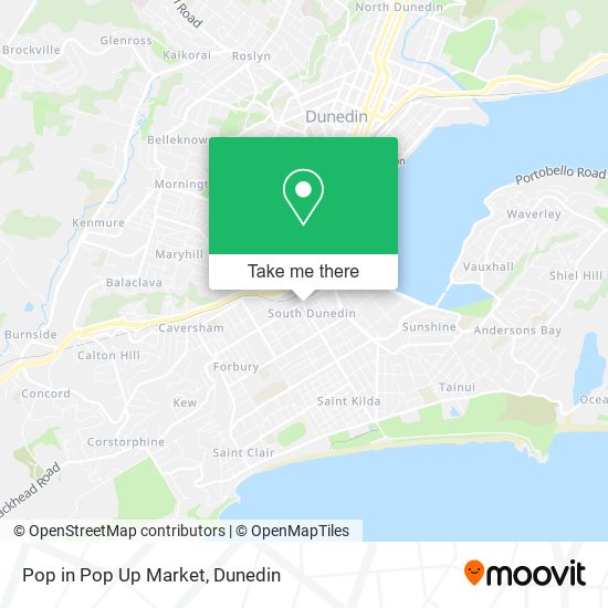 Pop in Pop Up Market map