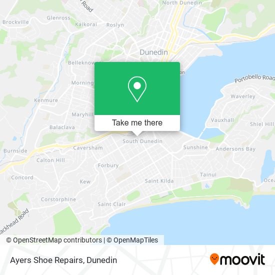 Ayers Shoe Repairs map