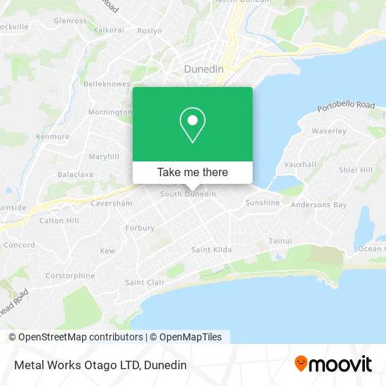 Metal Works Otago LTD map