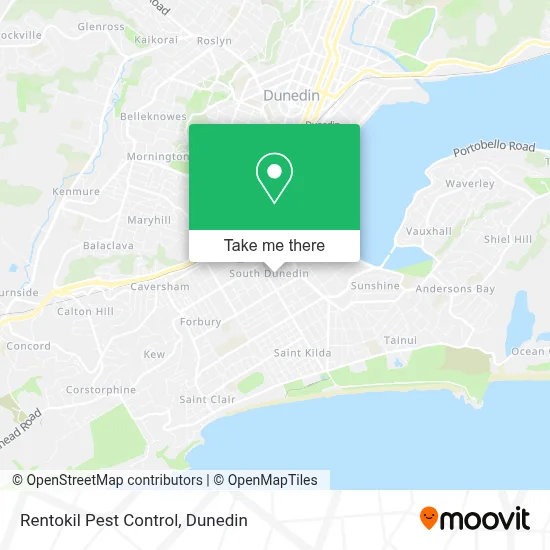 Rentokil Pest Control map