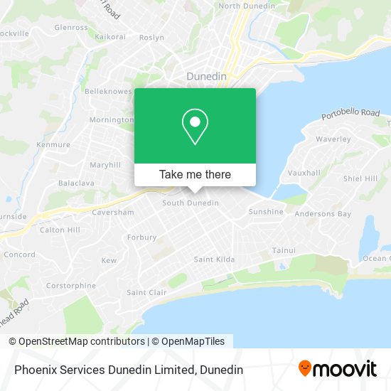 Phoenix Services Dunedin Limited map