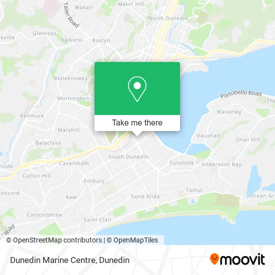 Dunedin Marine Centre map