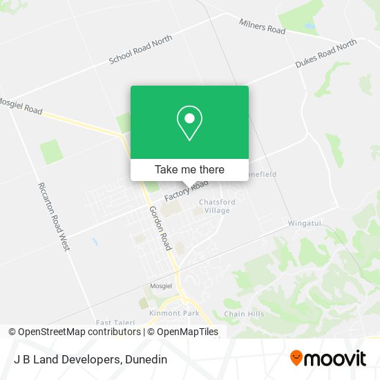 J B Land Developers map