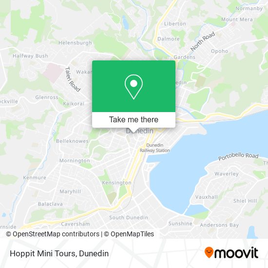 Hoppit Mini Tours map