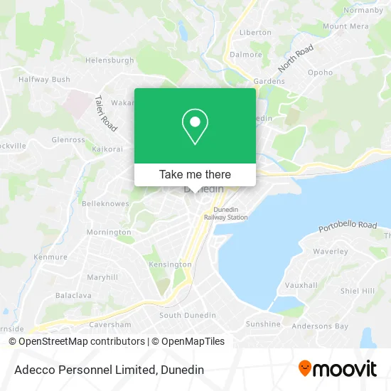 Adecco Personnel Limited map