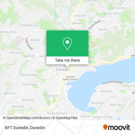 BFT Dunedin map