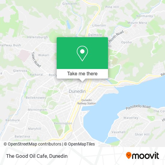 The Good Oil Cafe map