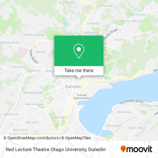 Red Lecture Theatre Otago University地图