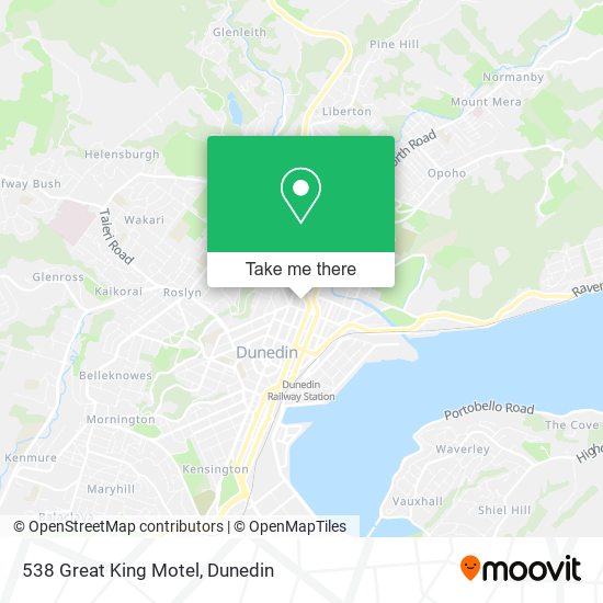 538 Great King Motel map