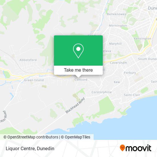 Liquor Centre map