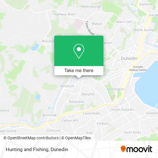 Hunting and Fishing map