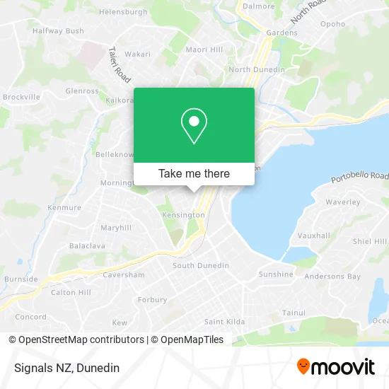 Signals NZ map
