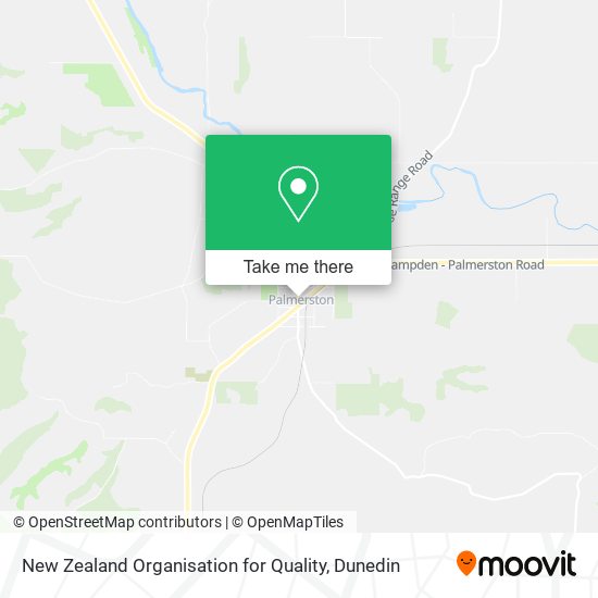 New Zealand Organisation for Quality map