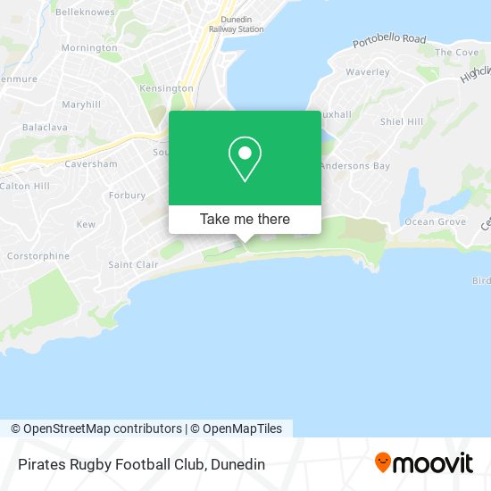 Pirates Rugby Football Club map