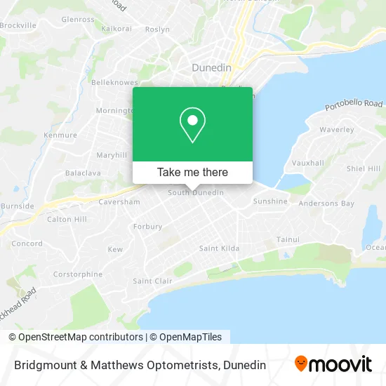 Bridgmount & Matthews Optometrists map