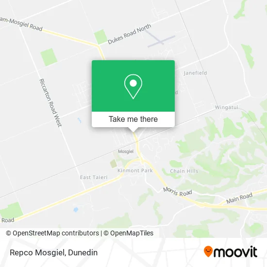 Repco Mosgiel map